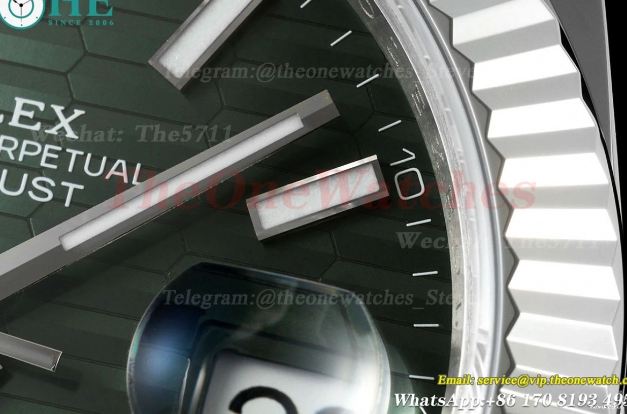 41mm SS 126334 Datejust JQF Dial VR3235 SS Green Jub Textured 0322